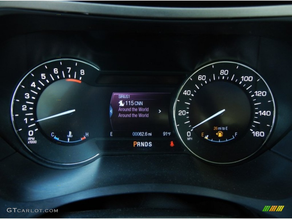 2013 Lincoln MKZ 2.0L EcoBoost FWD Gauges Photo #81442956