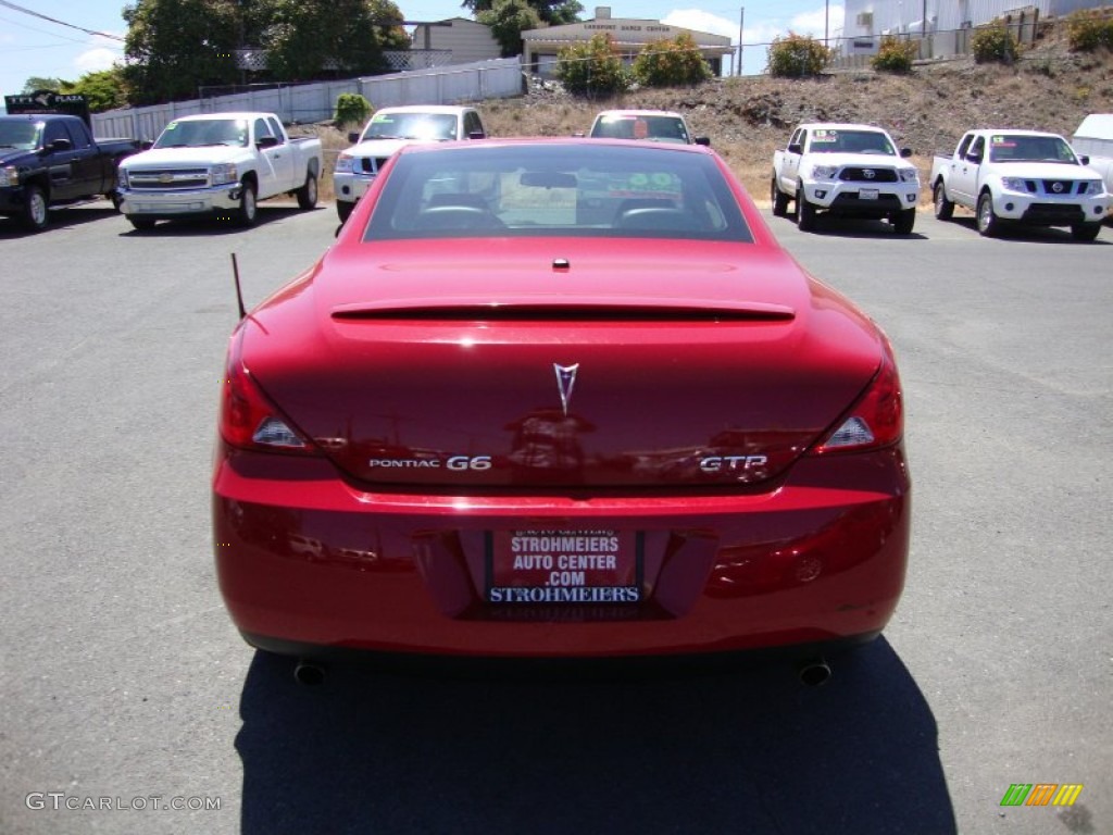 2006 G6 GTP Convertible - Crimson Red / Ebony photo #6