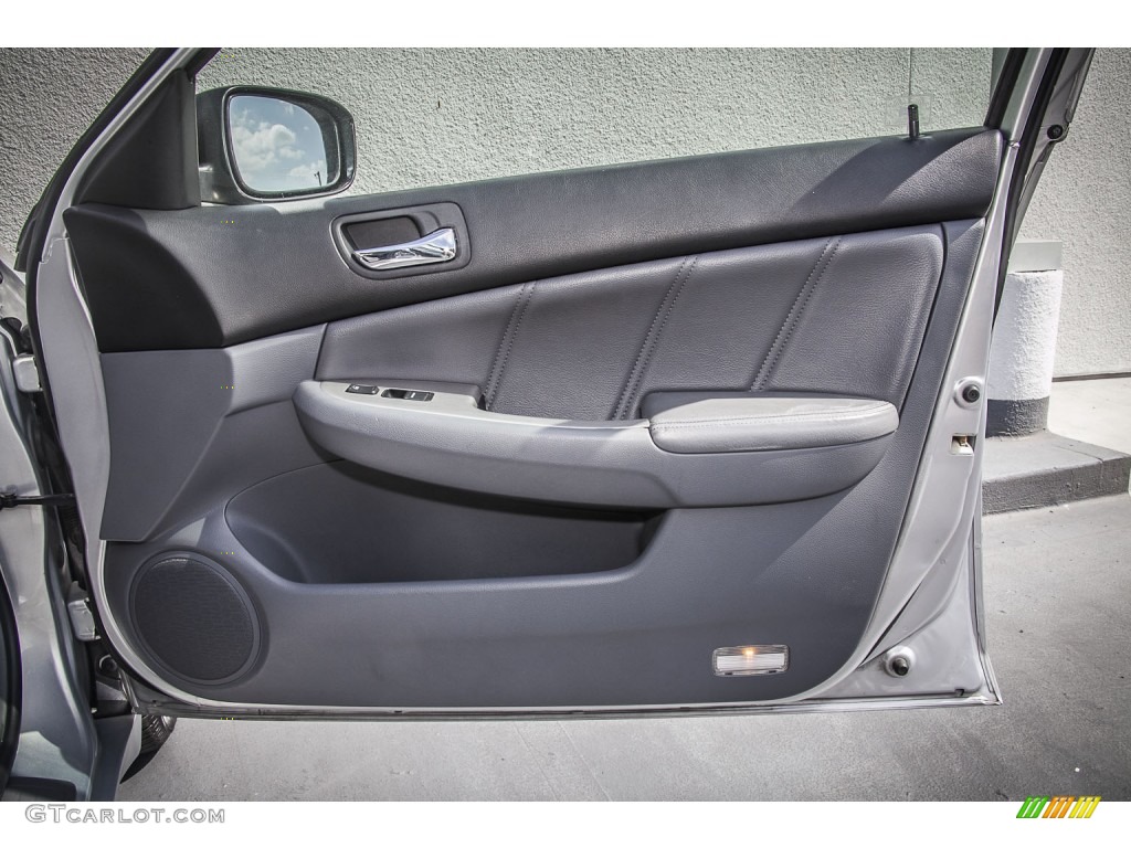 2005 Honda Accord Hybrid Sedan Gray Door Panel Photo #81443465