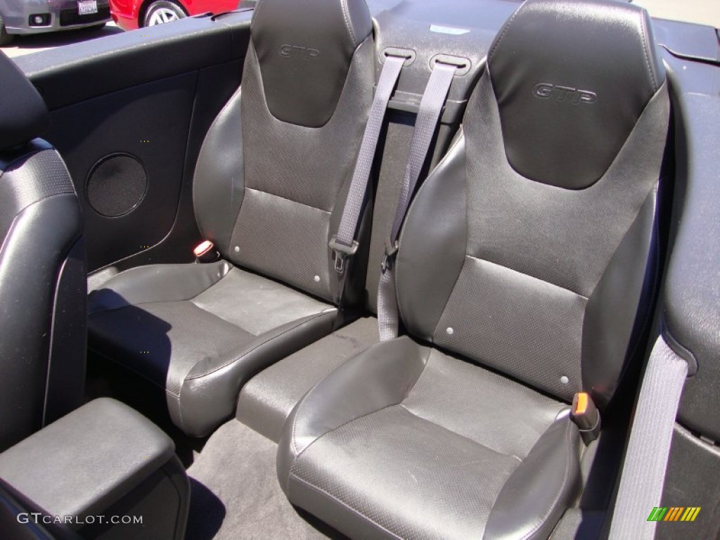 Ebony Interior 2006 Pontiac G6 GTP Convertible Photo #81443470