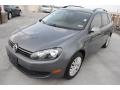 2012 Platinum Gray Metallic Volkswagen Jetta S SportWagen  photo #3