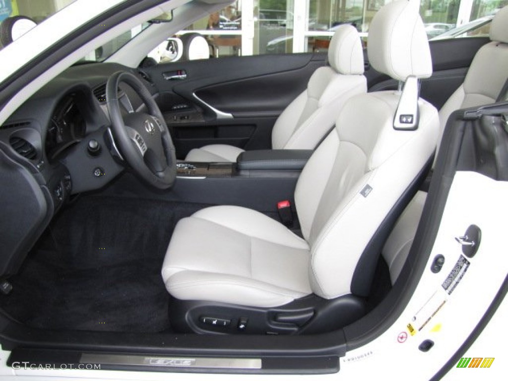 Light Gray Interior 2011 Lexus IS 350C Convertible Photo #81443514