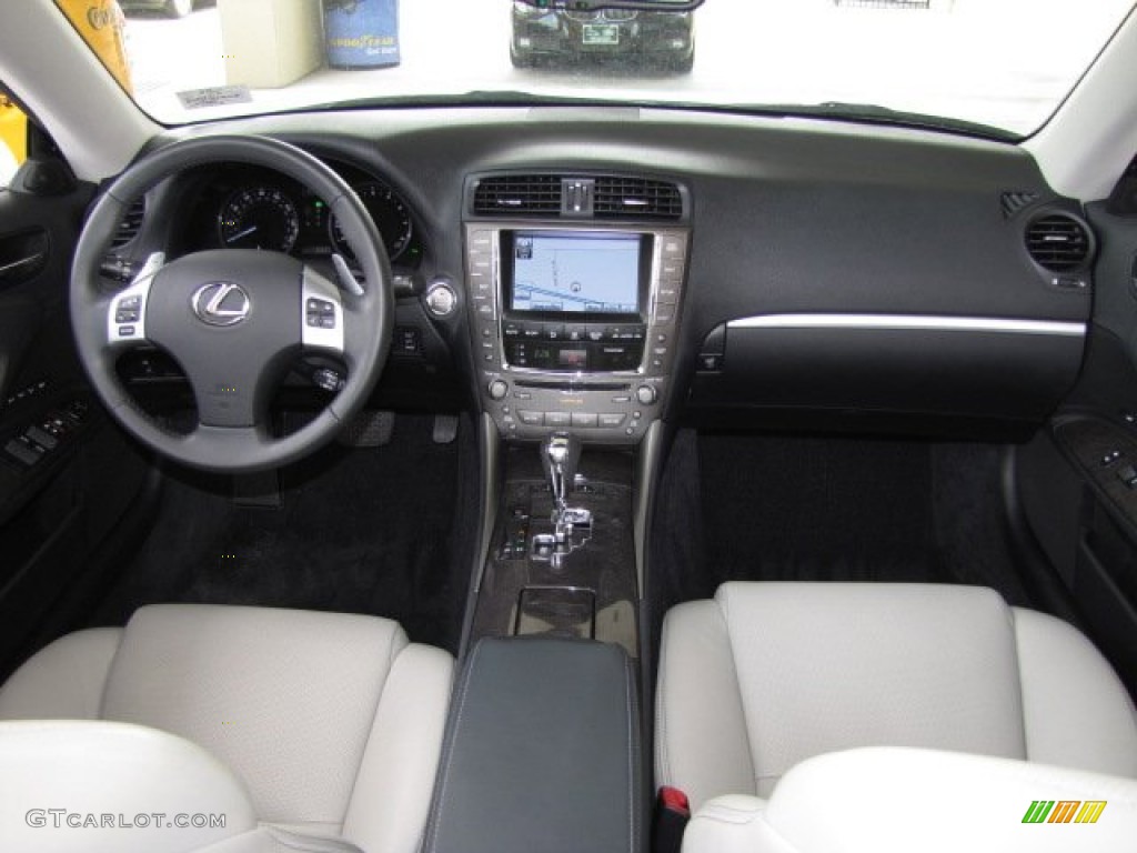 2011 Lexus IS 350C Convertible Light Gray Dashboard Photo #81443532