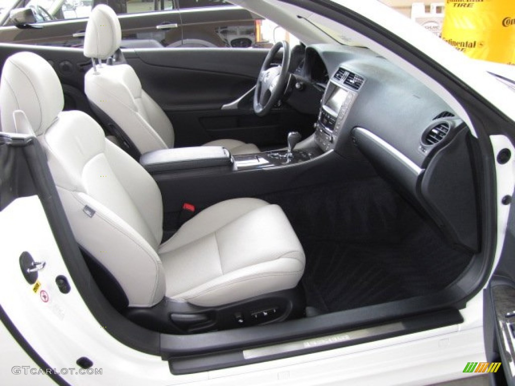 2011 Lexus IS 350C Convertible Front Seat Photo #81443549