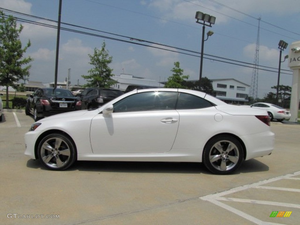 Starfire White Pearl 2011 Lexus IS 350C Convertible Exterior Photo #81443607