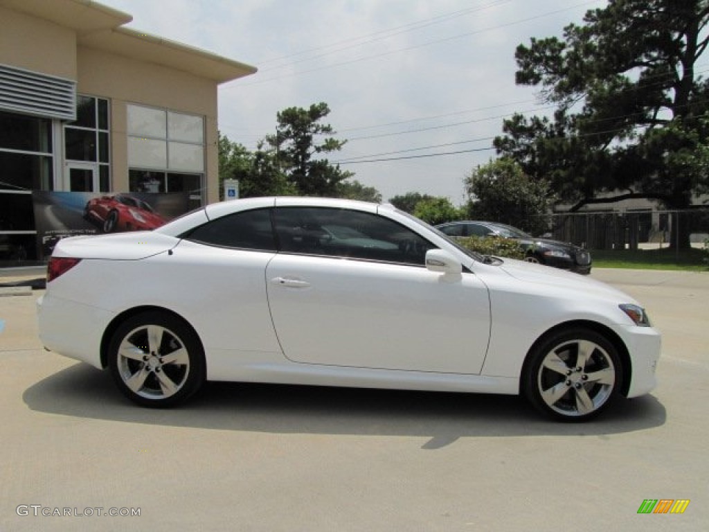 Starfire White Pearl 2011 Lexus IS 350C Convertible Exterior Photo #81443688