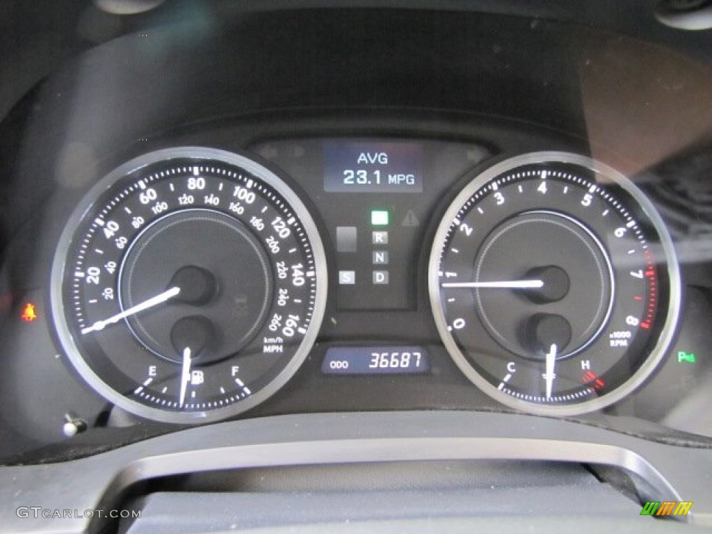 2011 Lexus IS 350C Convertible Gauges Photo #81443905
