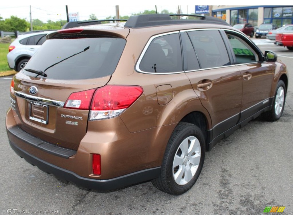2011 Outback 2.5i Premium Wagon - Caramel Bronze Pearl / Warm Ivory photo #6