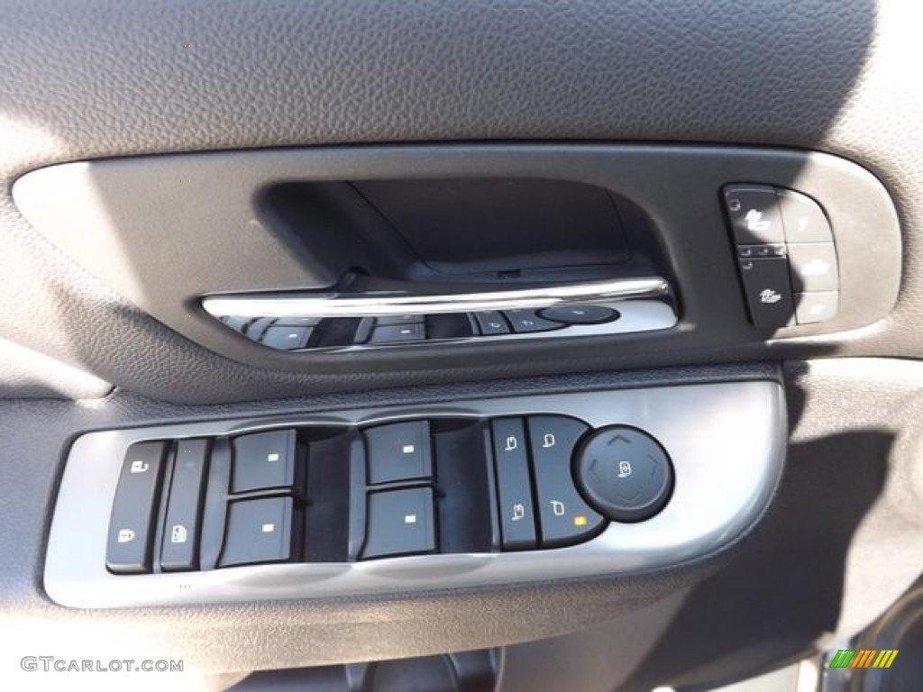 2010 Sierra 1500 SLT Crew Cab - Storm Gray Metallic / Ebony photo #27