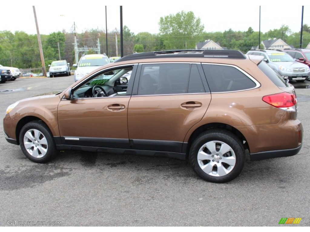 2011 Outback 2.5i Premium Wagon - Caramel Bronze Pearl / Warm Ivory photo #13
