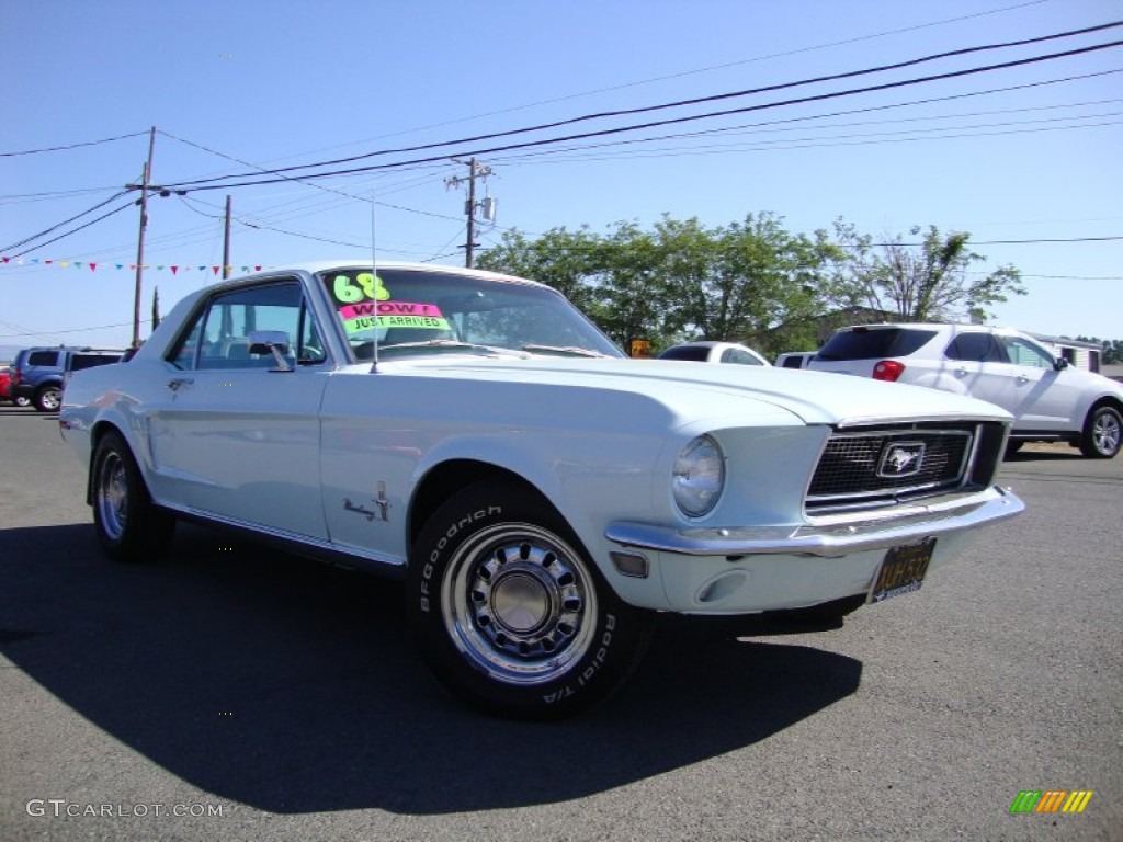 1968 Mustang Coupe - Diamond Blue / Aqua photo #1
