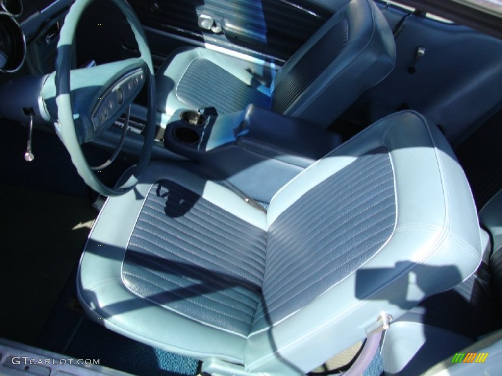 Aqua Interior 1968 Ford Mustang Coupe Photo #81447741