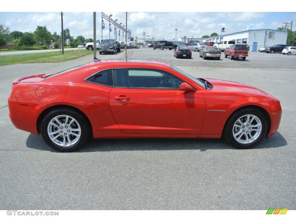 2013 Camaro LT Coupe - Victory Red / Gray photo #6