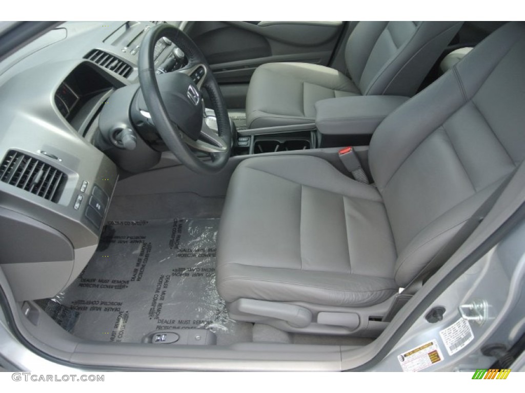Gray Interior 2011 Honda Civic EX-L Sedan Photo #81448146