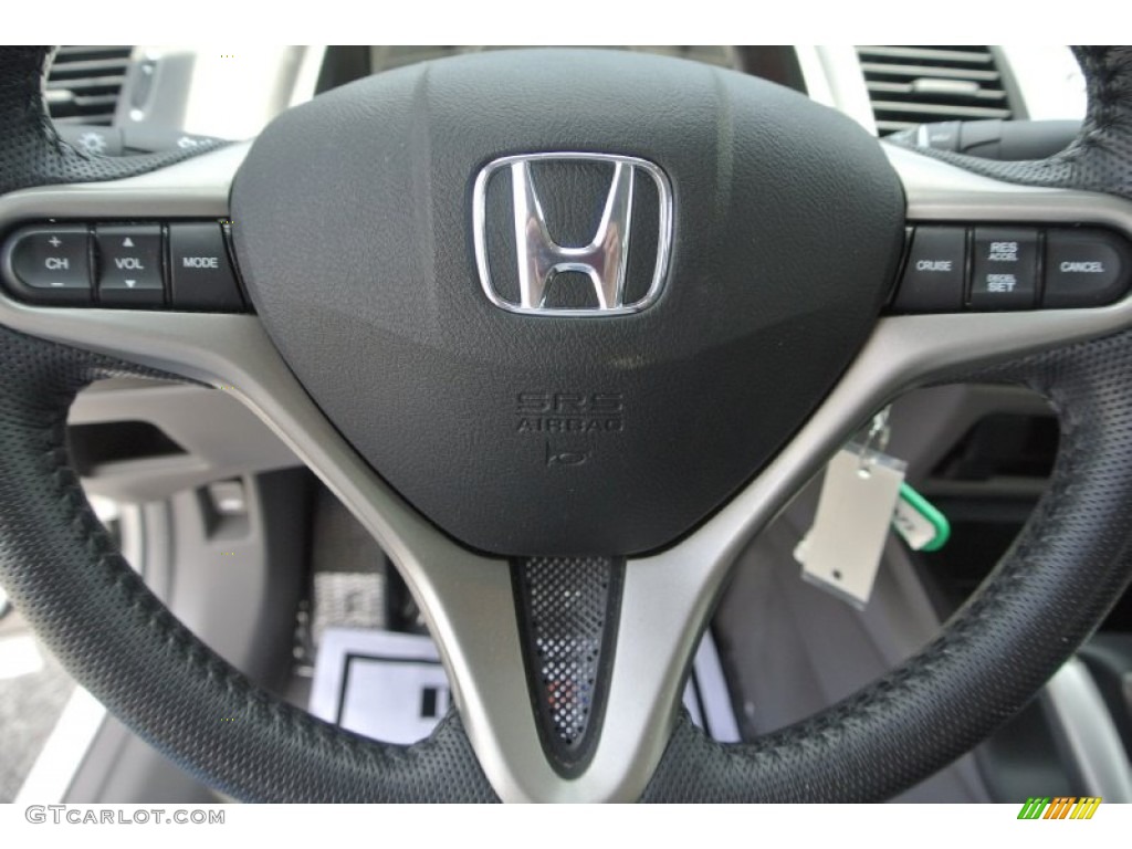 2011 Honda Civic EX-L Sedan Gray Steering Wheel Photo #81448251