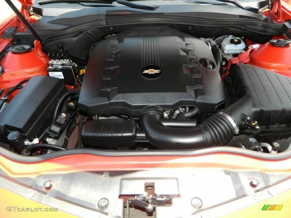 2010 Camaro LT/RS Coupe - Inferno Orange Metallic / Black/Inferno Orange photo #30