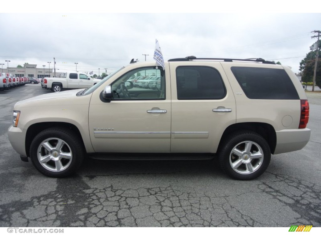 Gold Mist Metallic 2009 Chevrolet Tahoe LTZ 4x4 Exterior Photo #81449201