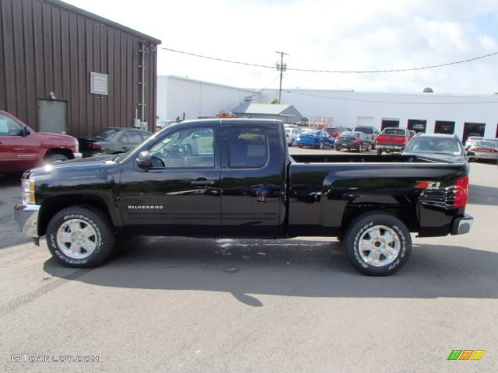 2013 Silverado 1500 LT Extended Cab 4x4 - Black / Ebony photo #5