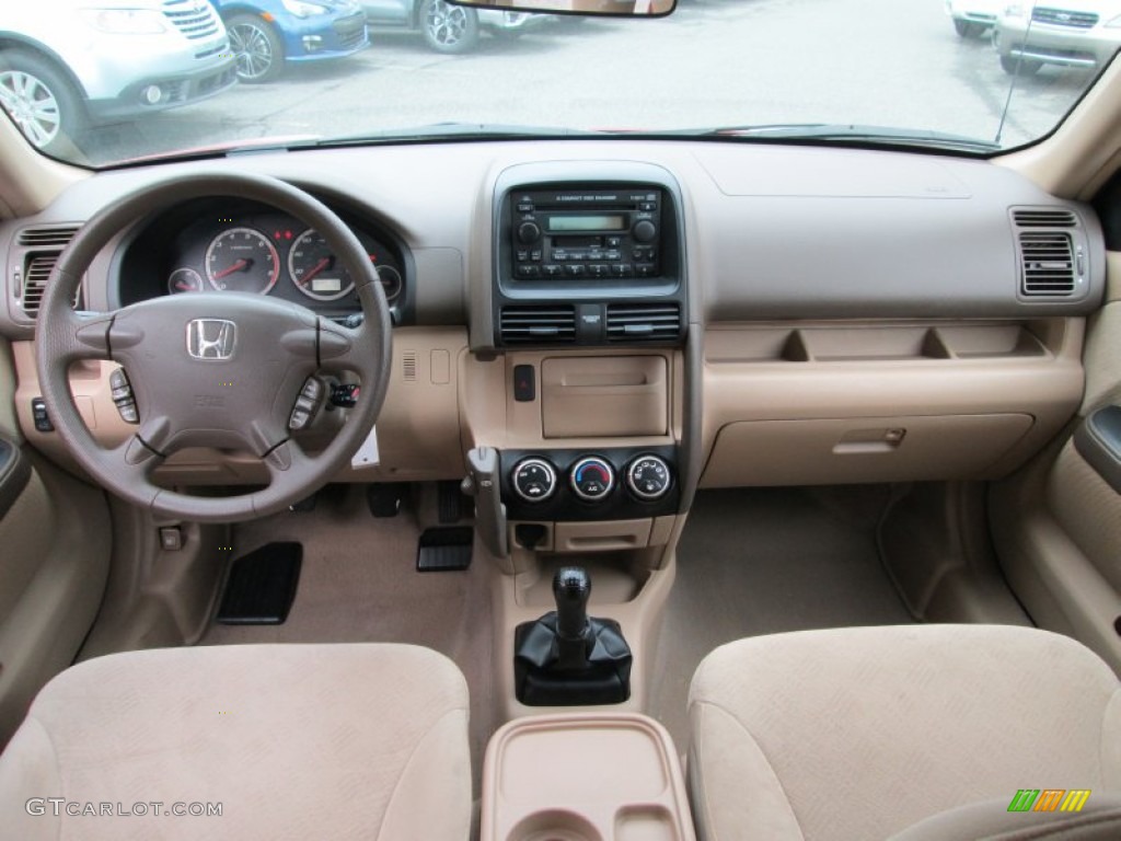 2006 Honda CR-V EX Ivory Dashboard Photo #81450405
