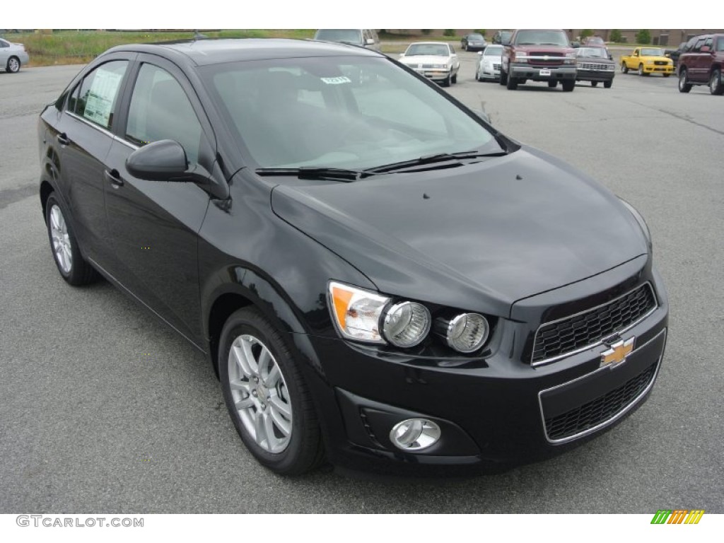 2013 Sonic LT Sedan - Black Granite Metallic / Jet Black/Dark Titanium photo #1