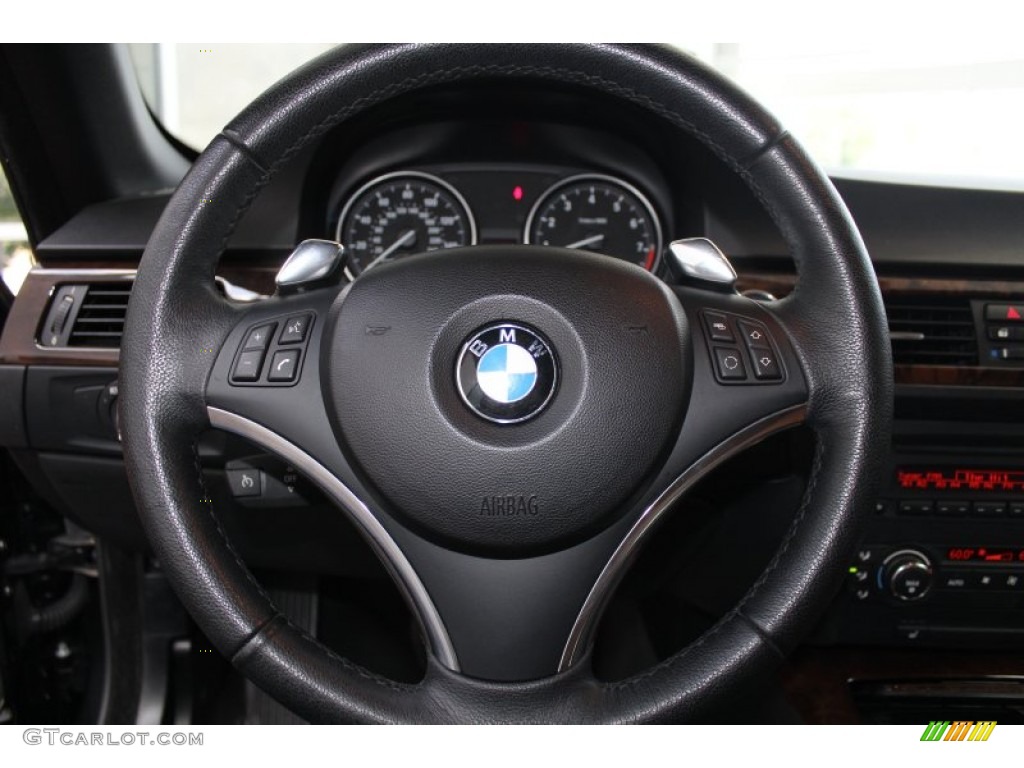 2009 3 Series 335i Convertible - Black Sapphire Metallic / Saddle Brown Dakota Leather photo #17