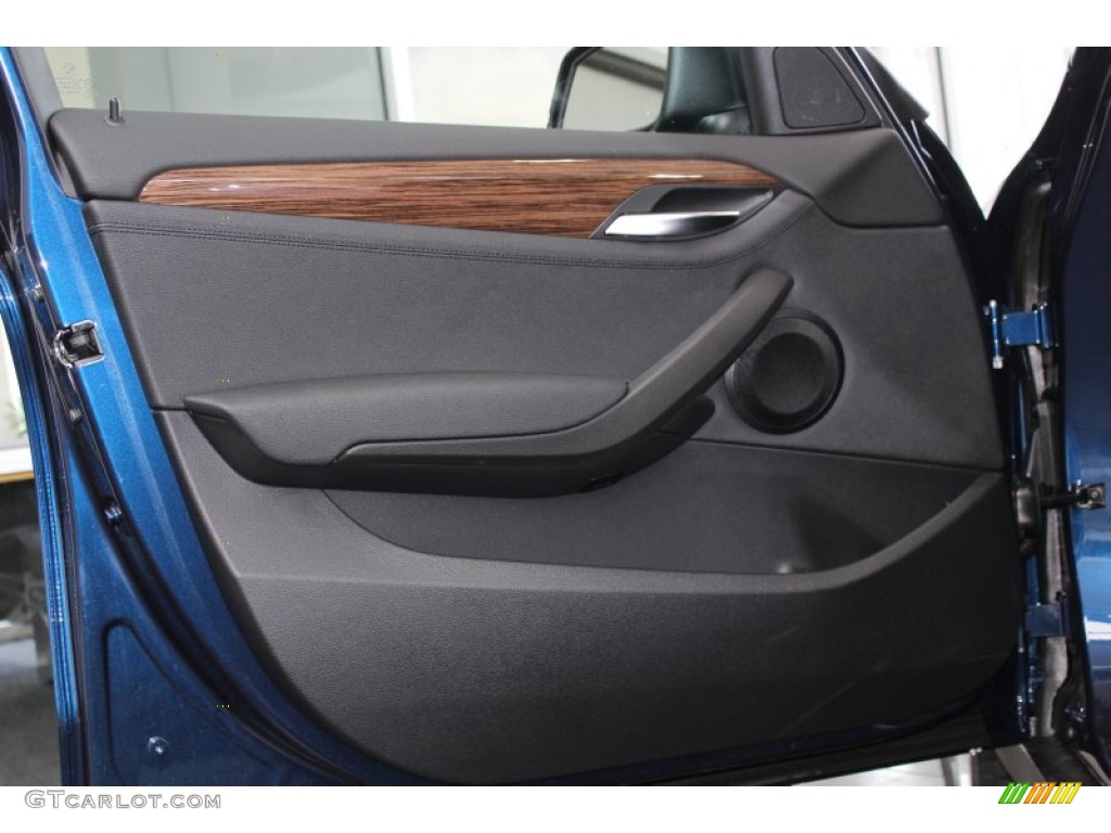 2014 BMW X1 sDrive28i Black Door Panel Photo #81451904