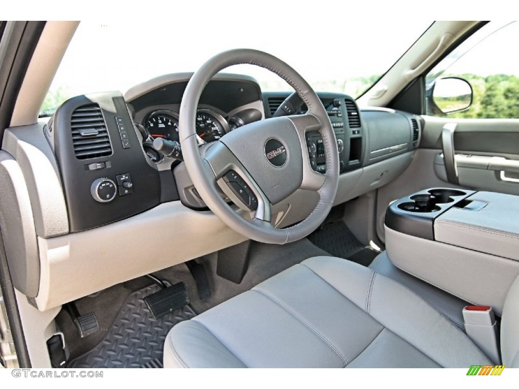 Dark Titanium/Light Titanium Interior 2012 GMC Sierra 1500 SLE Extended Cab 4x4 Photo #81452319