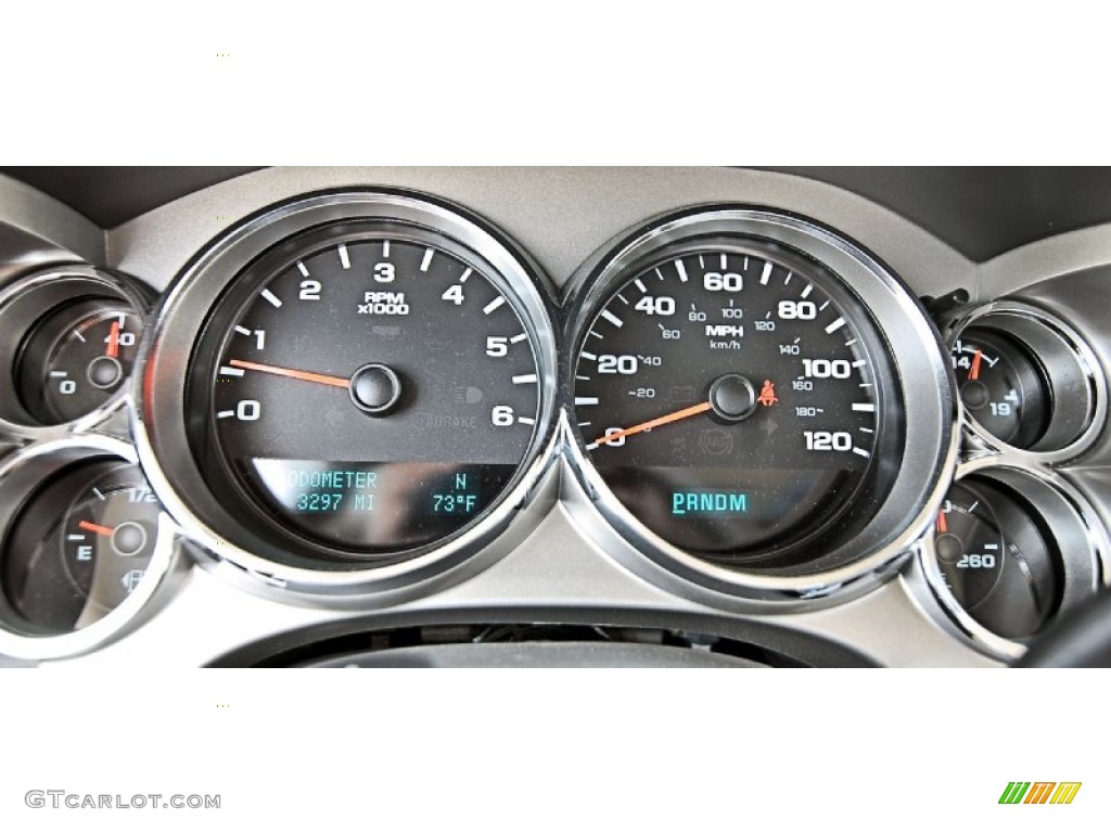 2012 GMC Sierra 1500 SLE Extended Cab 4x4 Gauges Photo #81452340