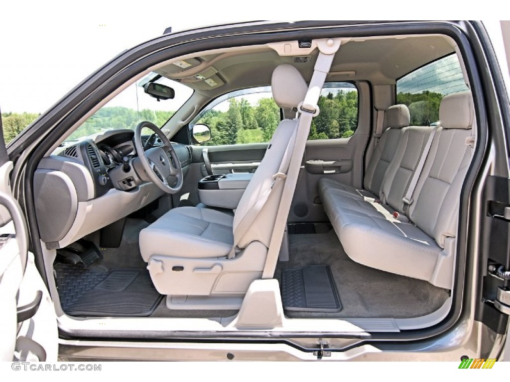 Dark Titanium/Light Titanium Interior 2012 GMC Sierra 1500 SLE Extended Cab 4x4 Photo #81452343