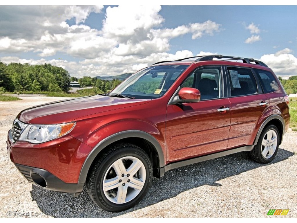 Camellia Red Pearl 2009 Subaru Forester 2.5 X Premium Exterior Photo #81452439