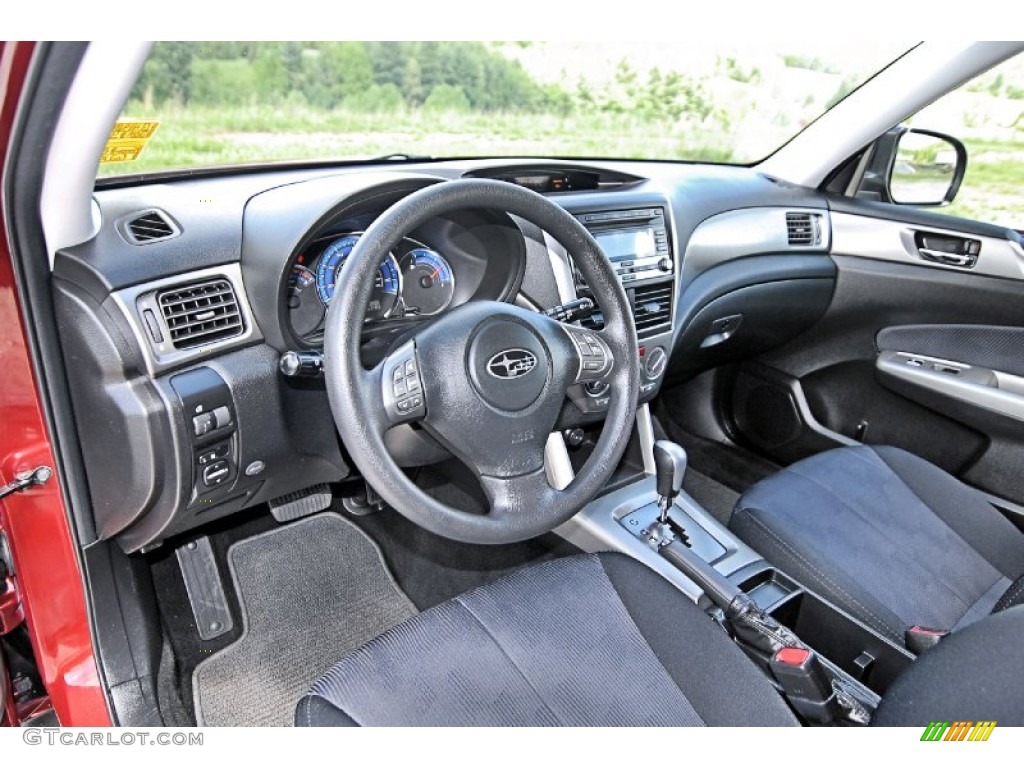 2009 Subaru Forester 2.5 X Premium Black Dashboard Photo #81452515