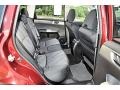 2009 Subaru Forester Black Interior Rear Seat Photo