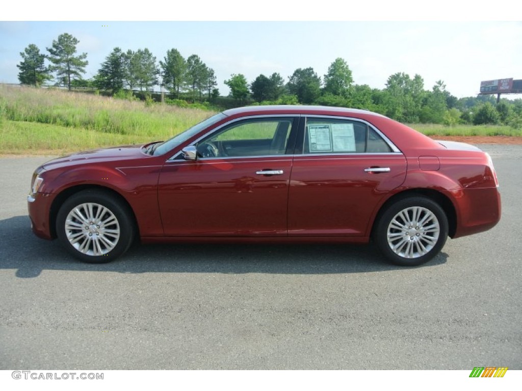 Deep Cherry Red Crystal Pearl 2011 Chrysler 300 C Hemi AWD Exterior Photo #81452760