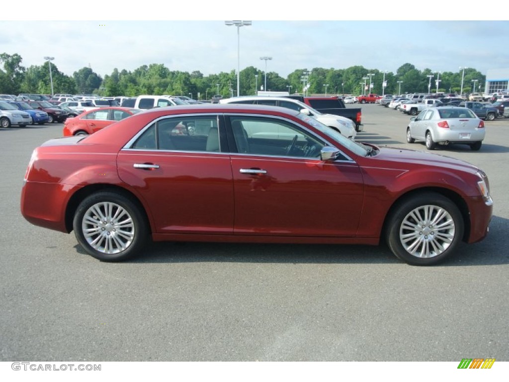 Deep Cherry Red Crystal Pearl 2011 Chrysler 300 C Hemi AWD Exterior Photo #81452778