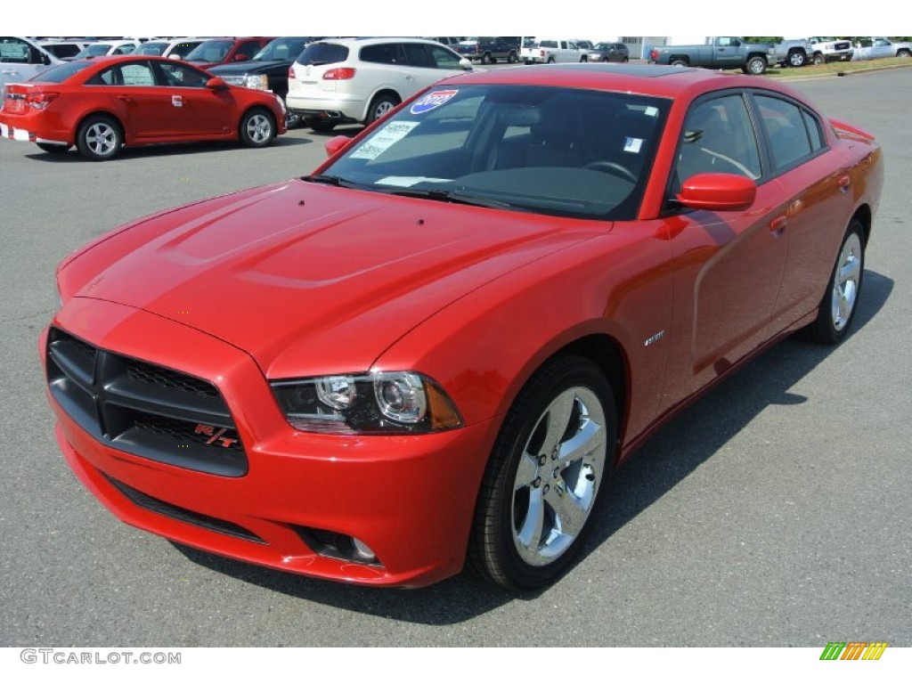 2012 Charger R/T Road and Track - Redline 3-Coat Pearl / Black photo #1
