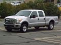 2012 Ingot Silver Metallic Ford F250 Super Duty XLT Crew Cab 4x4  photo #1