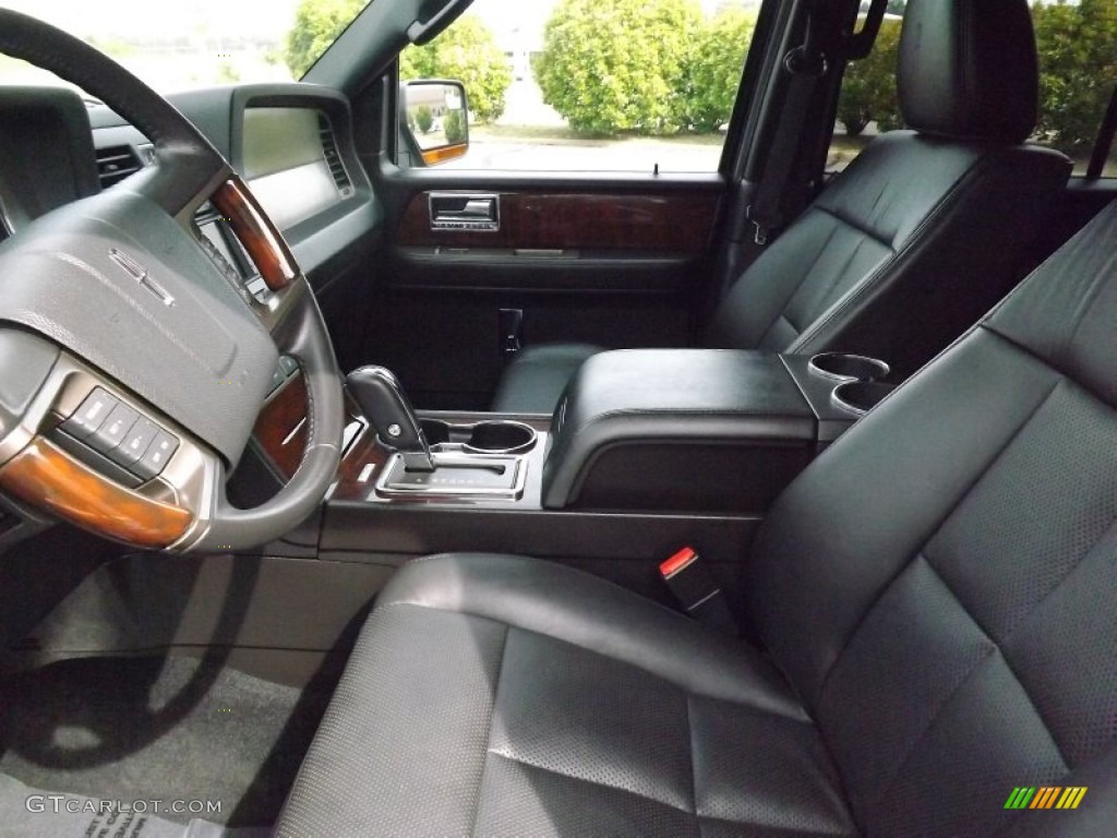 Charcoal Black Interior 2012 Lincoln Navigator L 4x2 Photo #81454305