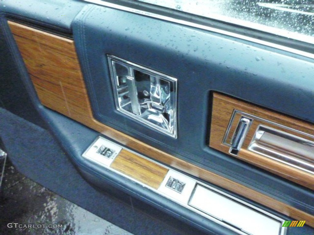 1985 Cadillac Eldorado Coupe Blue Door Panel Photo #81457254