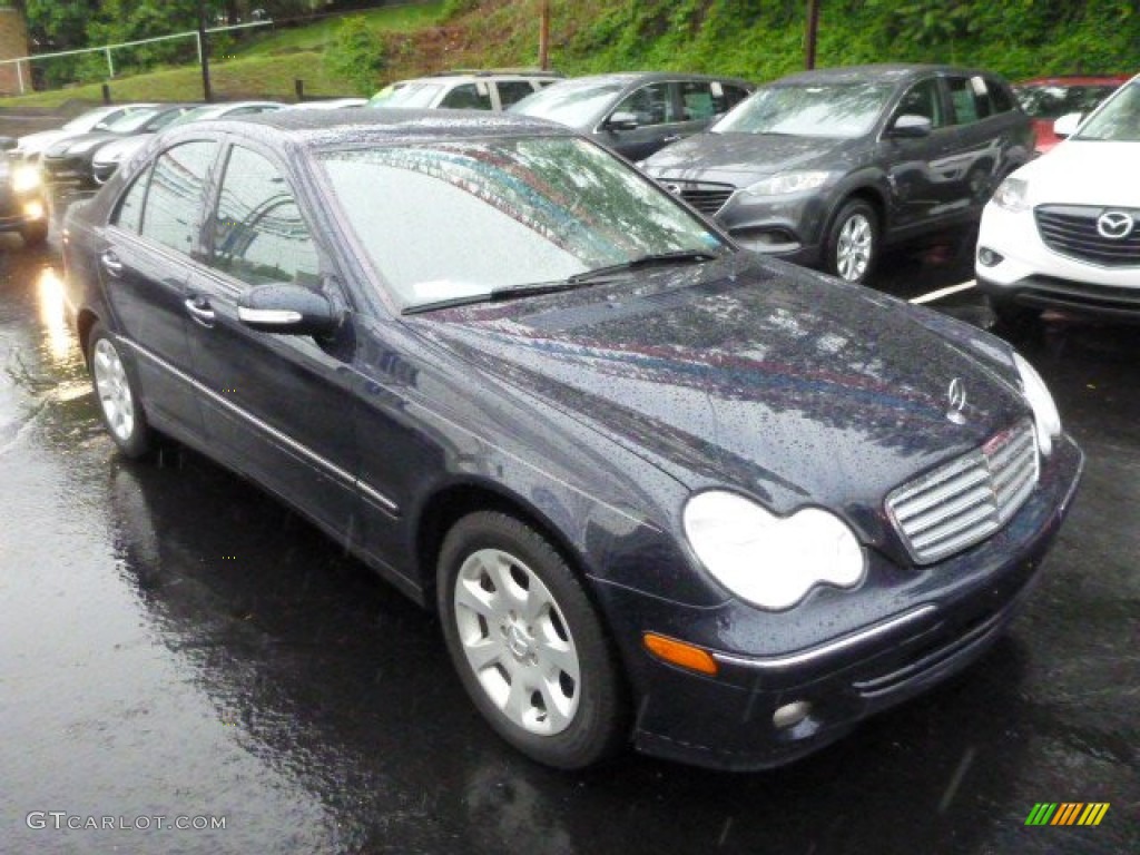 Capri Blue Metallic 2006 Mercedes-Benz C 280 Luxury Exterior Photo #81457476