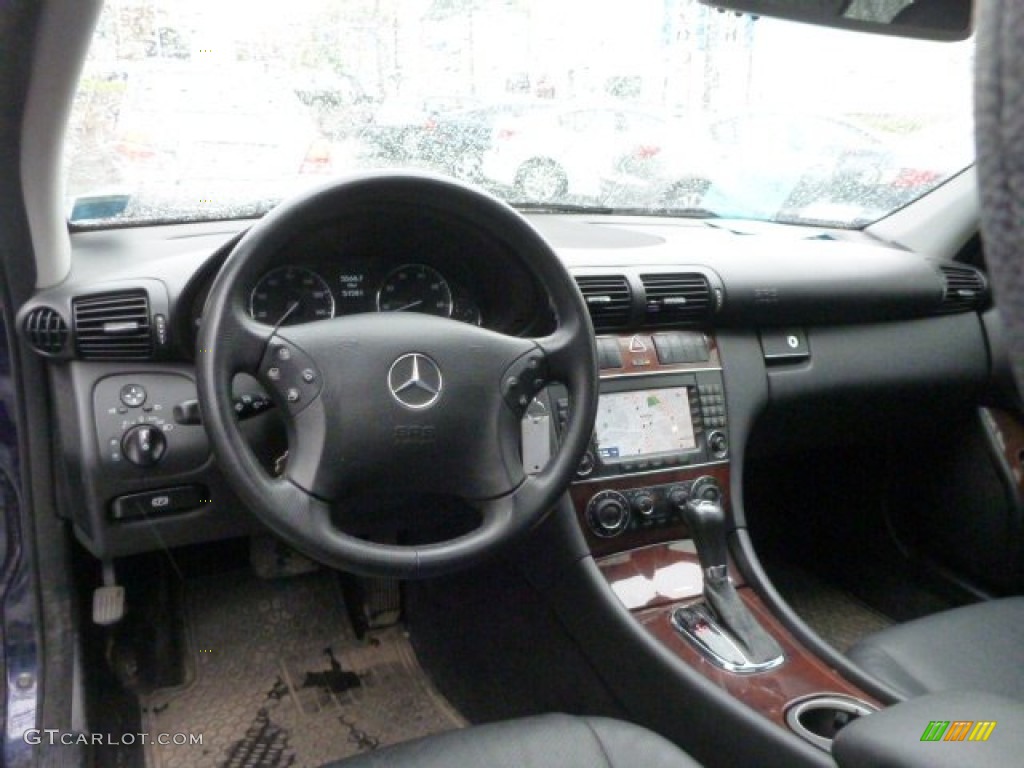 2006 Mercedes-Benz C 280 Luxury Black Dashboard Photo #81457533