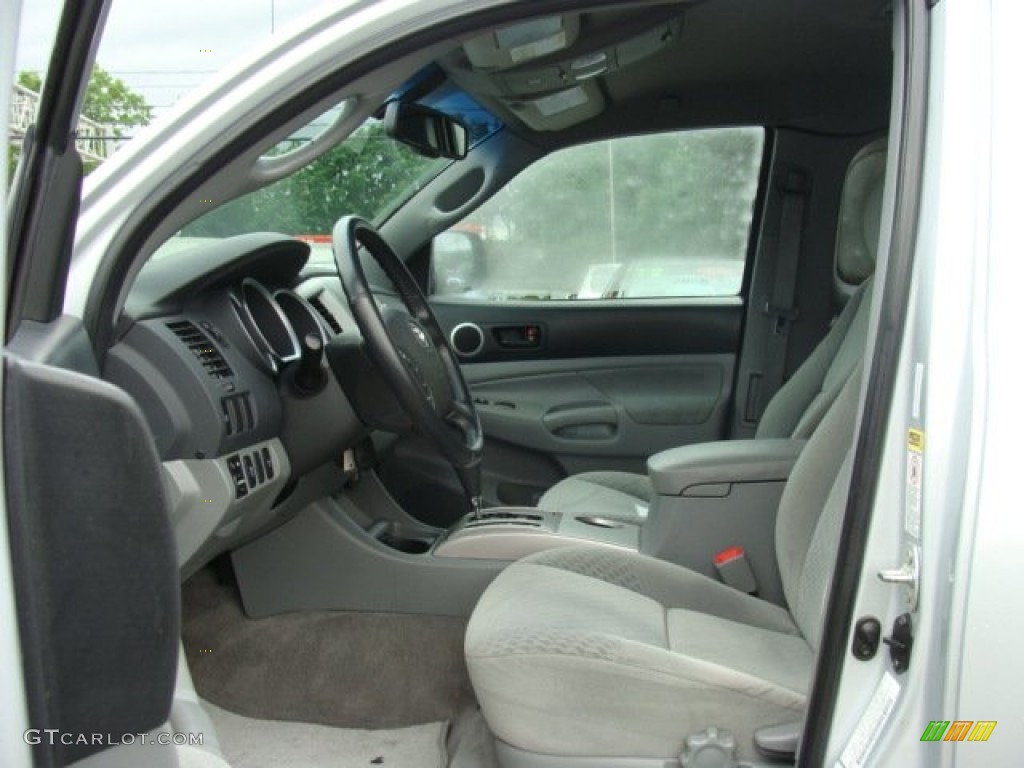 2009 Tacoma V6 SR5 Access Cab 4x4 - Silver Streak Mica / Graphite Gray photo #7