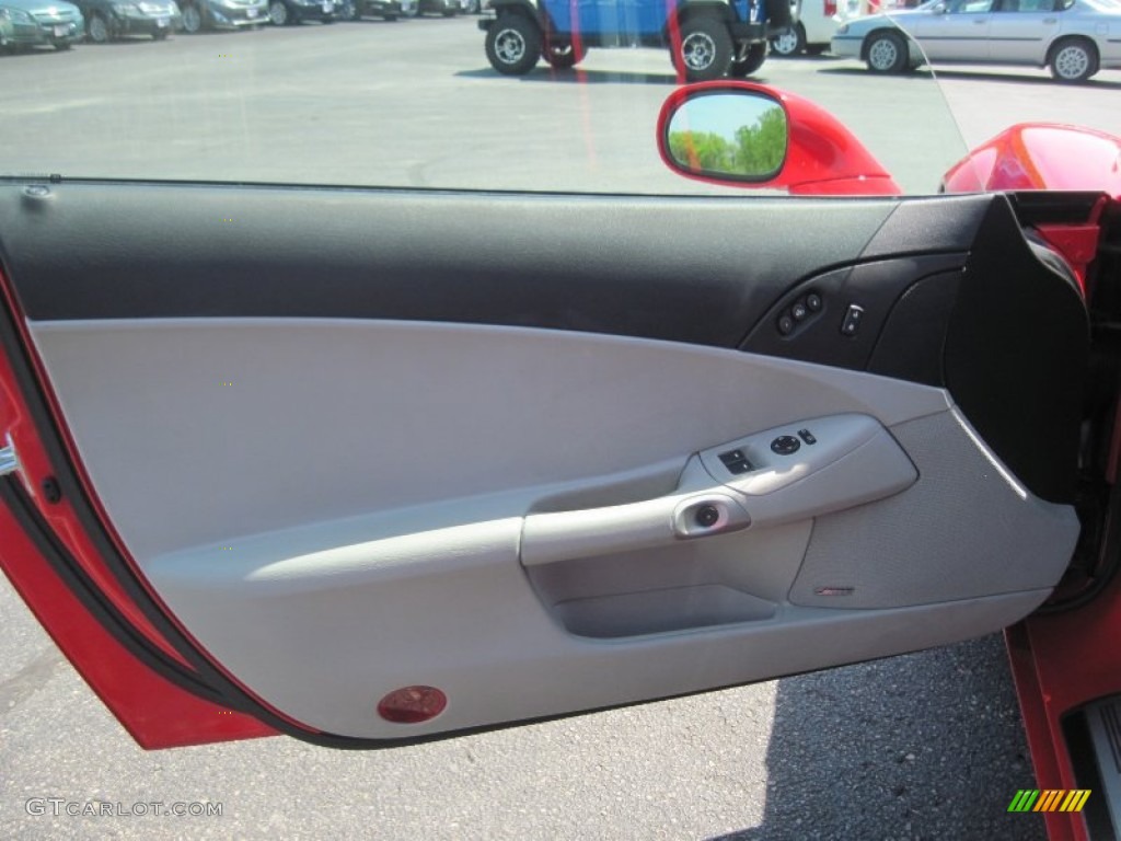 2011 Chevrolet Corvette Grand Sport Coupe Titanium Gray Door Panel Photo #81458041