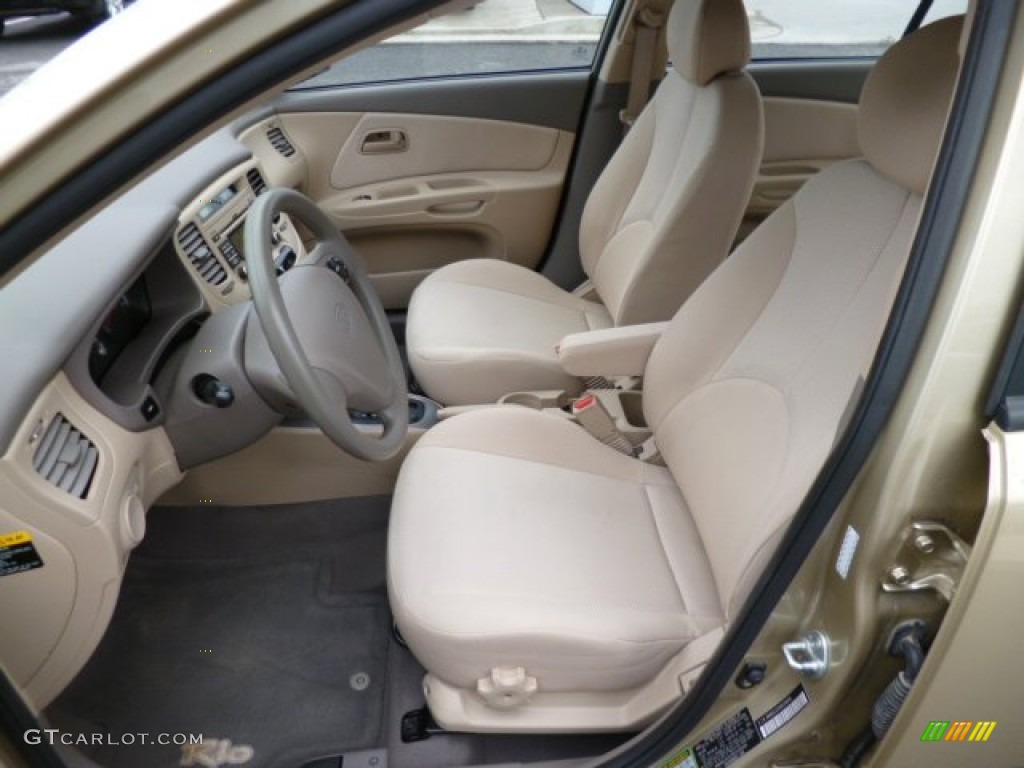 2009 Kia Rio LX Sedan Front Seat Photo #81458109