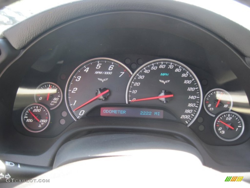 2011 Chevrolet Corvette Grand Sport Coupe Gauges Photo #81458112