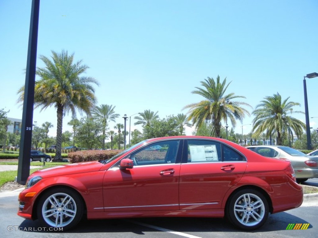 Mars Red 2013 Mercedes-Benz C 250 Sport Exterior Photo #81458516