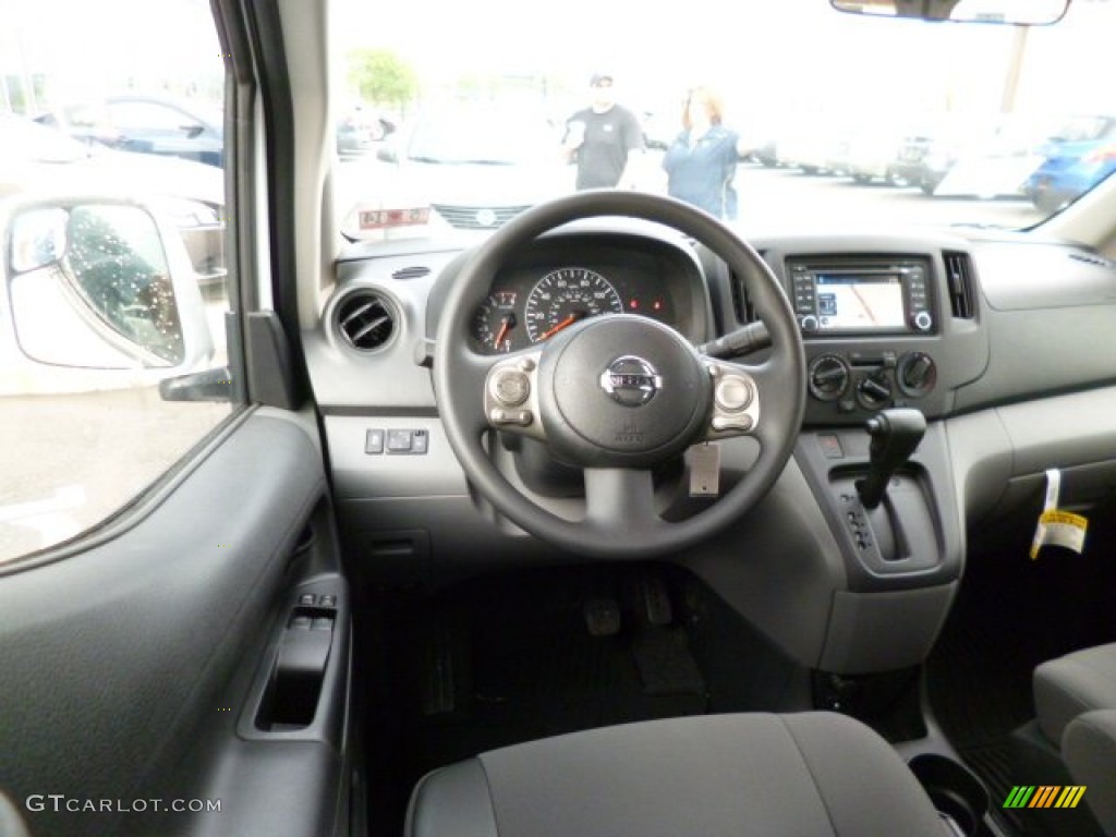 2013 Nissan NV200 SV Gray Dashboard Photo #81459594