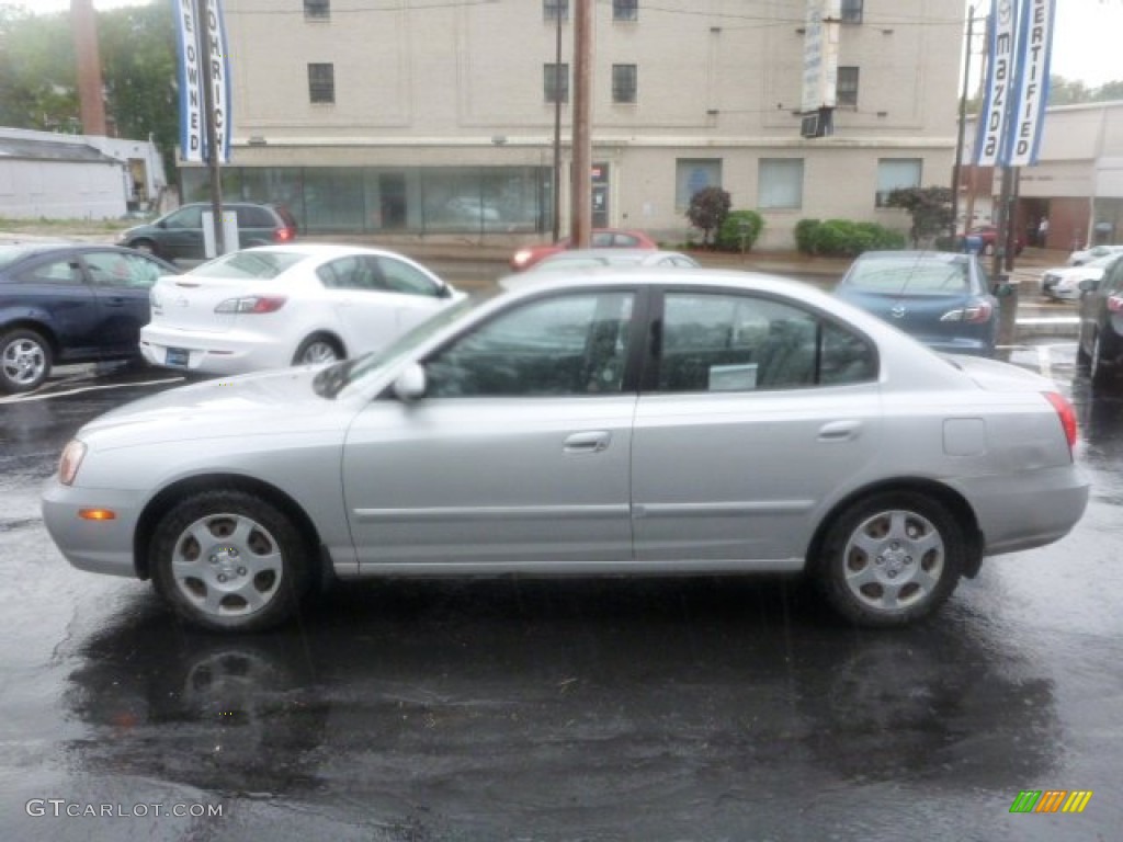2003 Elantra GLS Sedan - Silver Pewter / Gray photo #2