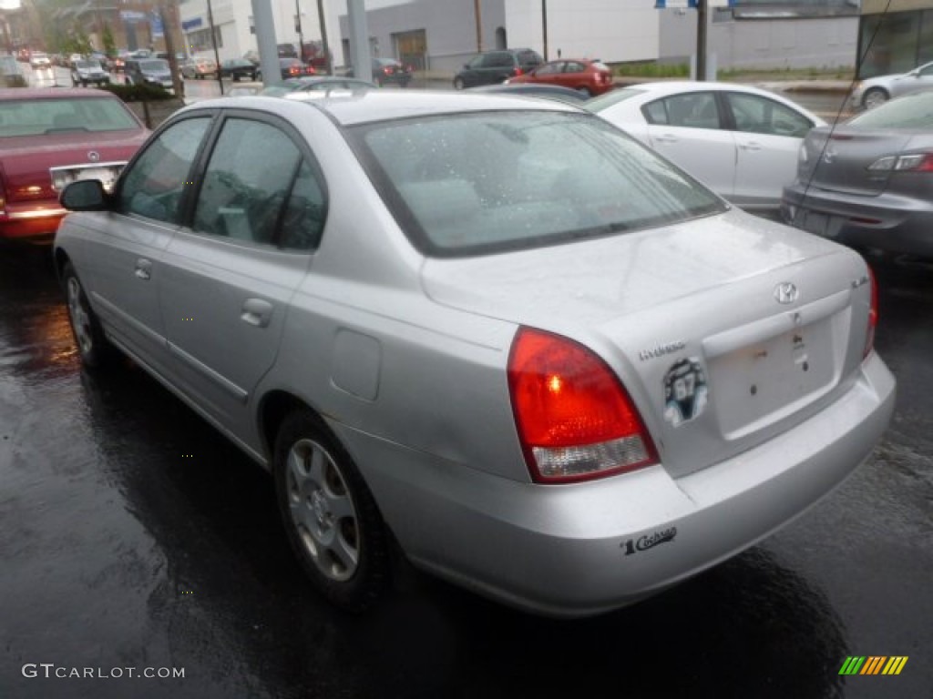 2003 Elantra GLS Sedan - Silver Pewter / Gray photo #10