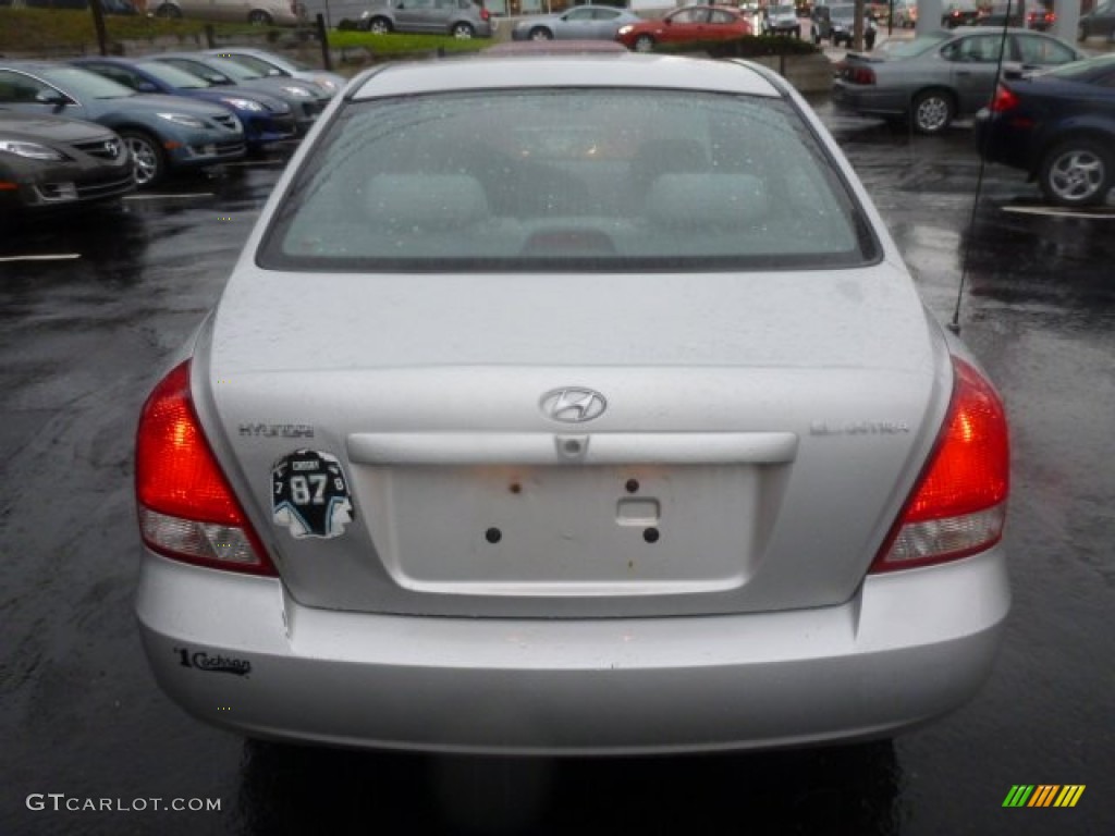 2003 Elantra GLS Sedan - Silver Pewter / Gray photo #11