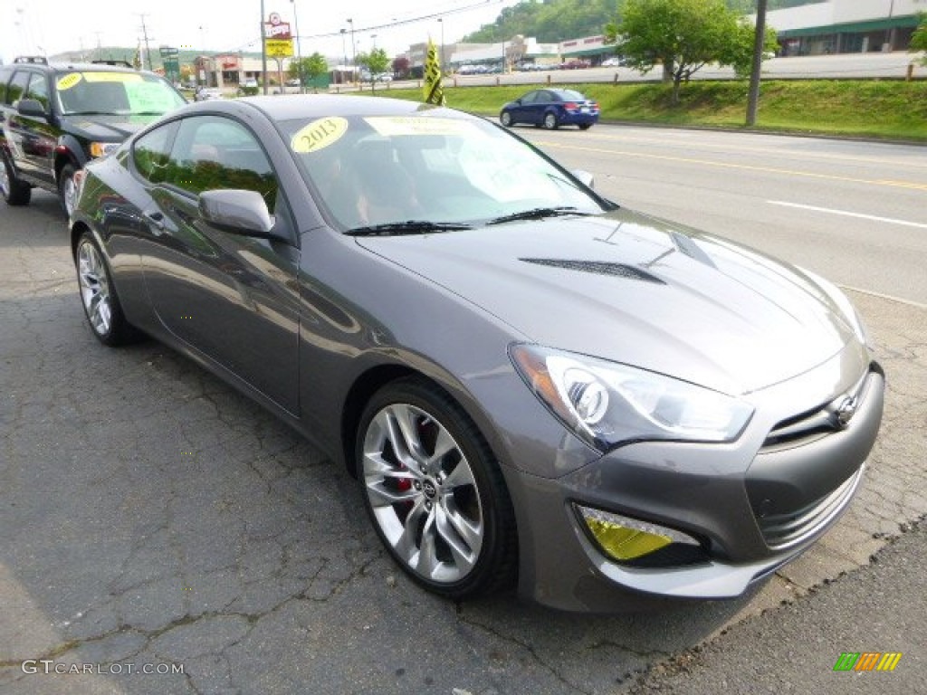 Gran Premio Gray 2013 Hyundai Genesis Coupe 3.8 R-Spec Exterior Photo #81462001